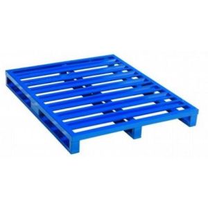 Quality OEM Galvanized Stackable Steel Pallets 2 Entery Way Fire Resistance for sale