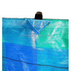 Woven PE Tarpaulin Stripes Waterproof Dust Proof Rainproof Sunlight Blocking