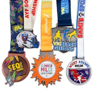 Custom Engraved Medals 20-80mm Gold Silver Copper Alloy