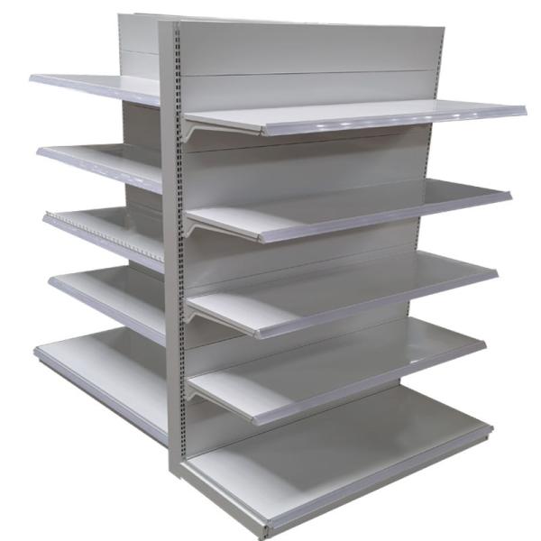 Aluminum Alloy 6063 Supermarket Shelf Rack Super Market Racks Systems Rust Resistant