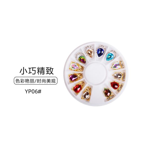 Type Mixed 3D Large Crystals Diamonds for DIY Nail Art Work Design Decoration Jewelry