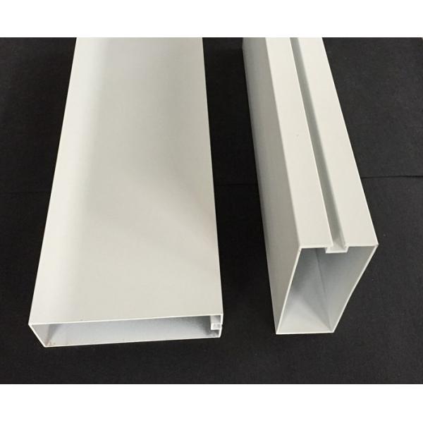 Moisture Proof Commercial Ceiling Tiles , White Aluminum Profile Sound Baffles