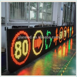Portable IP65 Waterproof VMS LED Display with 6500-15000cd/m2 Brightness and 100