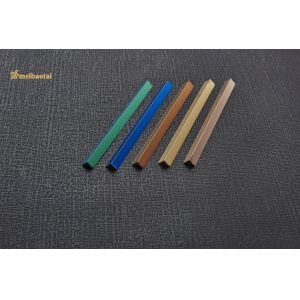 China Green Blue Gold Color 20mm SS Tile Trim L Profile For Wall Decorate on sale