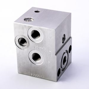 Aluminum Cast Ductile Iron Steel Hydraulic Manifold Block Throttle Flow Control