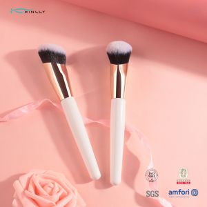Antibacterial Vegan Hair Individual Makeup Brushes Contour Foundation Brush