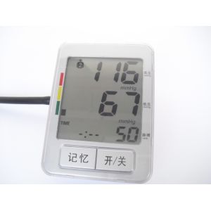DC 6V Portable Blood Pressure Monitors, 125 * 91 * 60mm, 4 * 1.5V AA Batteries