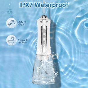 Type C Charging ABS Cordless Water Flosser Oral Irrigator 4 Hours Fast Charging