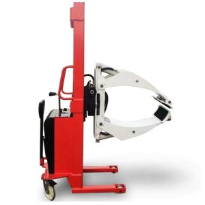 350kg 1700mm 1.7m Semi Electric Roll Stacker With Clamp Customized Rotation