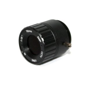 Iris Fixed IR CCTV Lens 16mm F1.4 Image Format 1/2" 5.0MP For HD Security
