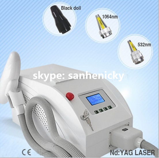 Buy Q Switch Nd YAG Laser 1064 & 532 nm All Colors Tattoo Removal Machine at wholesale prices