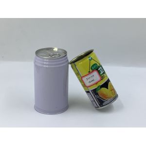 180ml 3 - Piece Tin Can for Drinks | 52×103mm Size | Leak - Proof Seal