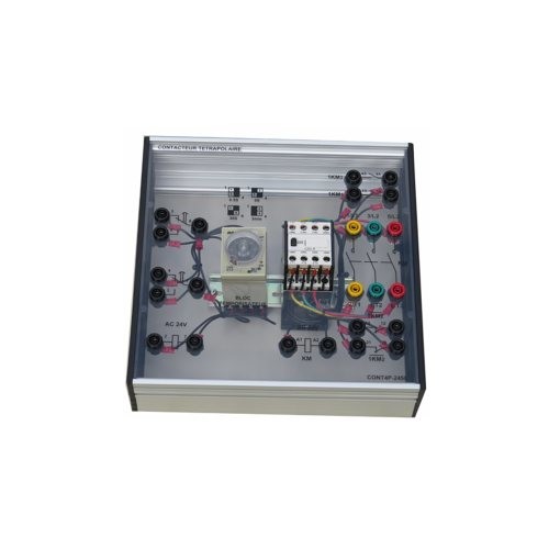 Buy Tetra-polar contactor Didactic Equipment Vocational Training Equipment at wholesale prices