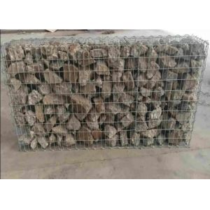2.5-3.7mm Galvanized Welded Wire Mesh Gabion Steel Mesh For Building Exterior