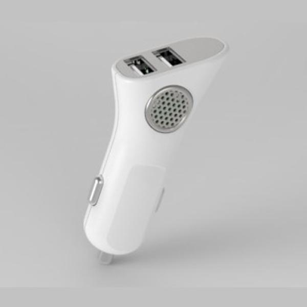 Buy 2.1A dual USB car charger with perfume srpayed funtion at wholesale prices