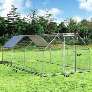 3mx6m Walk In Metal Chicken Run For Poultry Hen