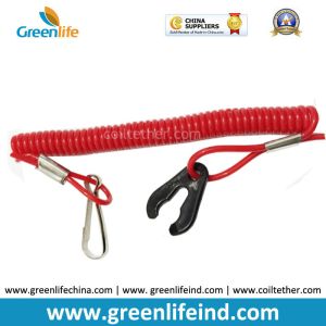Extendable Strap Customized Jet Ski Safety Hand Coiled Tool Lanyard