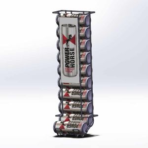 Shelf Extender Food Display Stands For Plastic Bottles