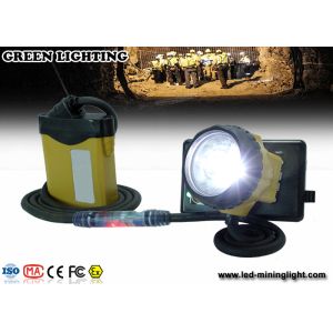 OEM/ODM LED Mining Cap Lights With SAMSUNG Lithium Battery , 3W 800Ah Light