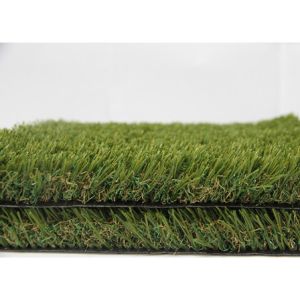Quality 2'' Diameter Garden Artificial Grass Flat Wave Monofilament Yarn Shape for sale