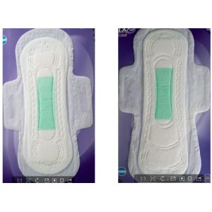 Female Hygienic Sanitary Napkins Disposable Natural Cotton Pads For Periods