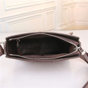 Genuine Crocodile Skin Businessmen Small Single Cross Shoulder Bag Real
