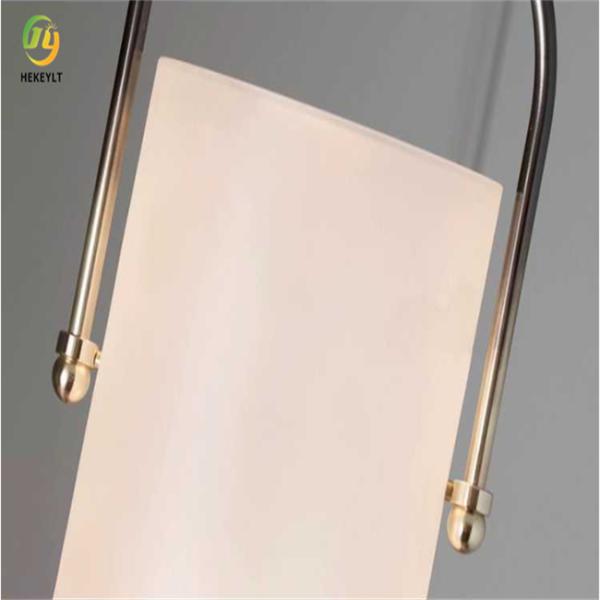 GU10 1-Light Iron Plating And Glass Smoke Gray Pendant For Bedroom