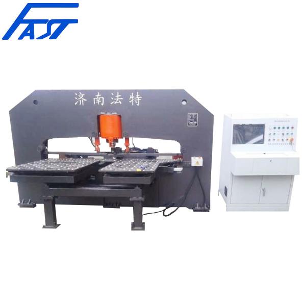 Tower Steel Structure Power Plant Fabrication CNC Plate Punching Drilling