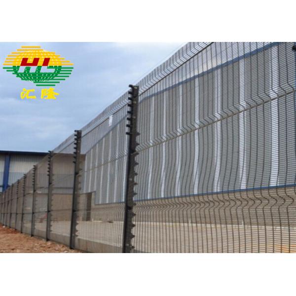 3''X0.5'' 4.0mm Welded Mesh Fence 358 Airport Security Low Carbon Steel