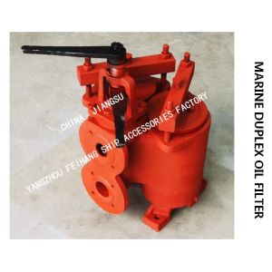 DUPLEX CRUDE OIL FILTER FOR FUEL OIL SEPARATOR EXPORT MODEL:FH-40A F7224