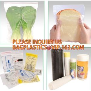 Freezer PE Double Zipper Seal Bag For Packaging Fresh Fruit, Double Color Zip