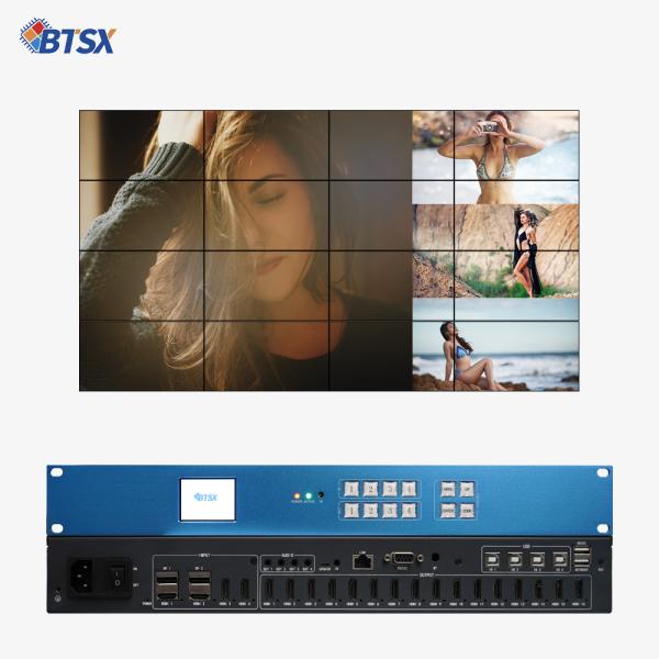 Buy 8bit Color Depth Video Wall Controller with 2x DP 1.2 Input Interfaces and Pushbutton Control Method at wholesale prices