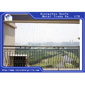 China Anti Dust Balcony Invisible Grille Easy Cleaning With Less Maintenance on sale