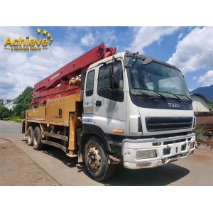 Truck Mounted Concrete Pump M38-5 Maximum Flexibility On 3 Axles