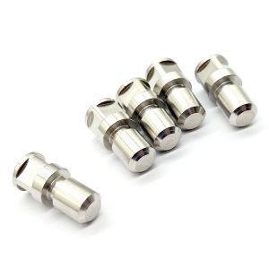 Custom CNC Machined Nickel-Plated Hex Flange Threaded Inserts