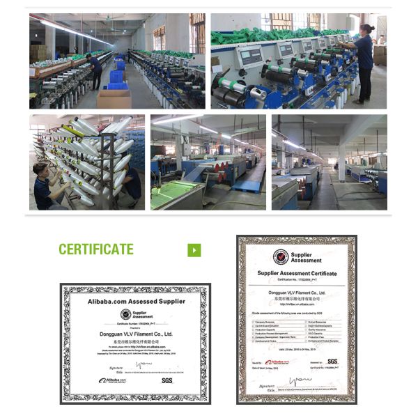 0.11mm 0.08 0.12 mm 100% PET Polyester Monofilament Yarn