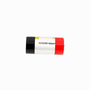 Cylindrical 16300 3.7V 600mAh Lithium Ion Polymer Battery