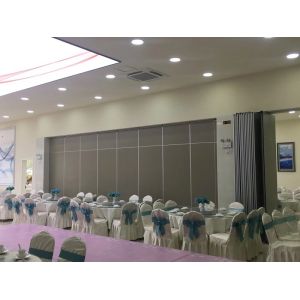 Hotel Folding Partition Wall , Wooden Acoustic Movable Partition