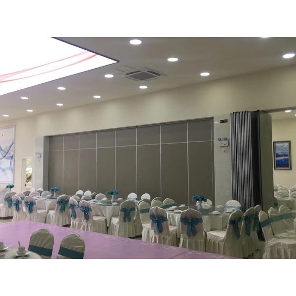 Buy Hotel Folding Partition Wall , Wooden Acoustic Movable Partition at wholesale prices