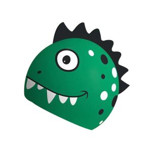 Cute Cartoon Design Silicone Swimming Hats Waterproof For Boys Girls