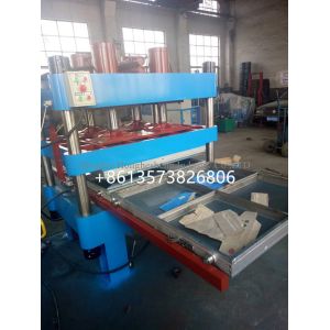 Outdoor Playground Rubber Vulcanizing Equipment 1100*1100mm 12kW