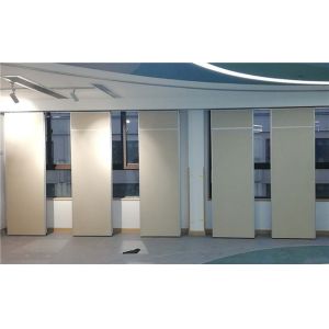 Sliding Aluminium Track Roller Ballroom Sliding Wall Partitions / Acoustic Room