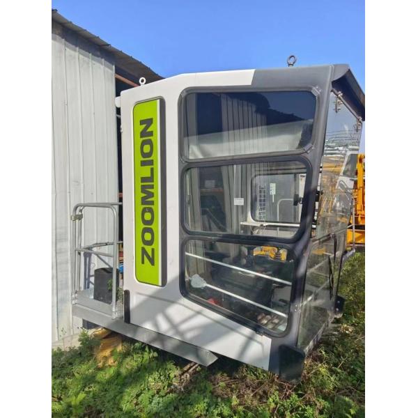 6T Used Zoomlion Flat Head Tower Crane with Car Type Moving Type and in Good