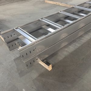 Low Maintenance Aluminum Ladder Cable Tray Durable Electrical Cable Trough