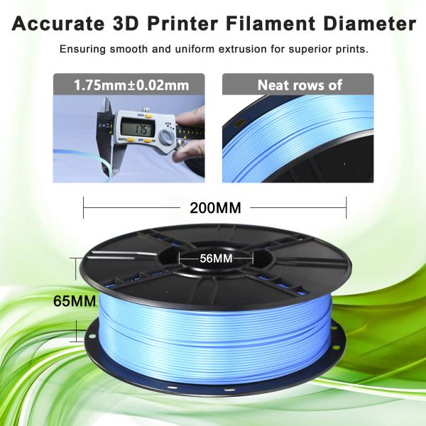 Professional Signal Blue PLA Plus 3D Printer Filament Tough and Durable Prints