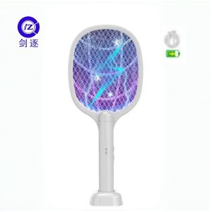 JZ Rechargeable Li Battery Safety Net 2 In 1 With A Base Mosquito Killer Lamp