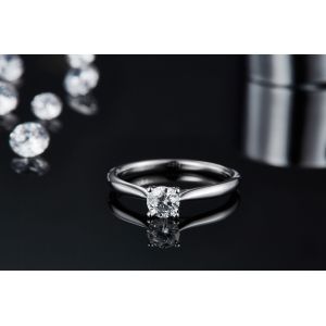 925 Sterling Silver Jewelry Diamond Moissanite Engagement Rings Promise Rings