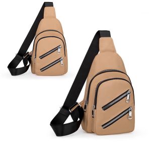 9.7'' Multi Pocket Crossbody Sling Bag Oxford Cloth One Shoulder Sling Bag USB