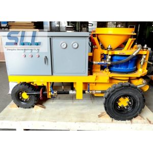 Less Dust Wet Durable Concrete Spraying Machine High Concrete Strength