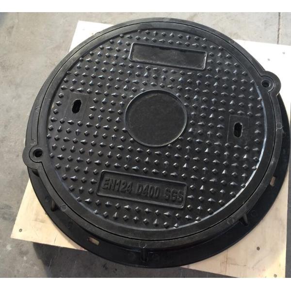 Buy 600mm SMC Composite Manhole Cover 100mm Thickness Lightweight at wholesale prices